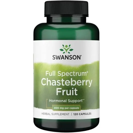 Swanson Full Spectrum Chasteberry Fruit 400mg Capsules