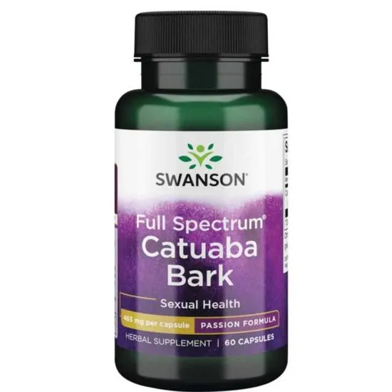 Swanson Full Spectrum Catuaba Bark 465mg Capsules
