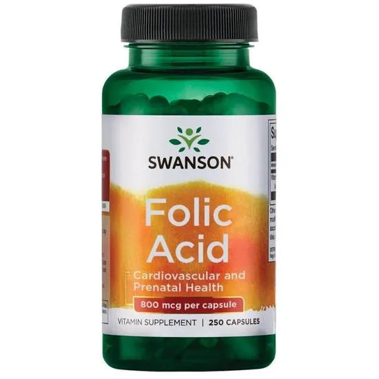 Swanson Folic Acid Capsules