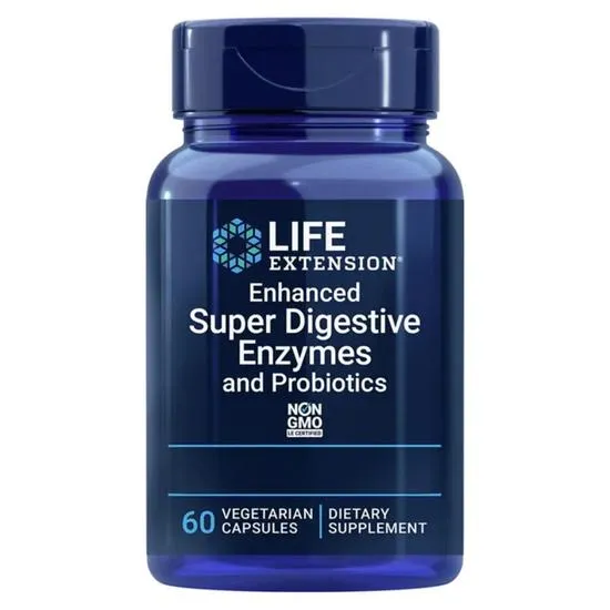 Life Extension Enhanced Super Digestive Enzymes With Probiotics