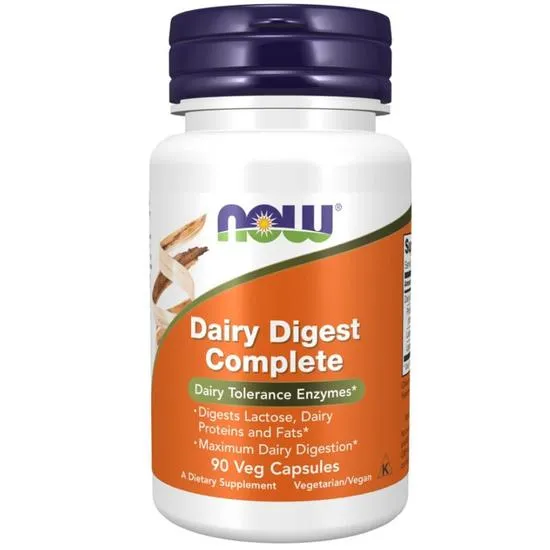 NOW Foods Dairy Digest Complete Capsules