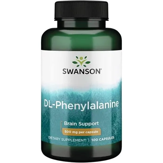 Swanson DL-Phenylalanine 500mg Capsules