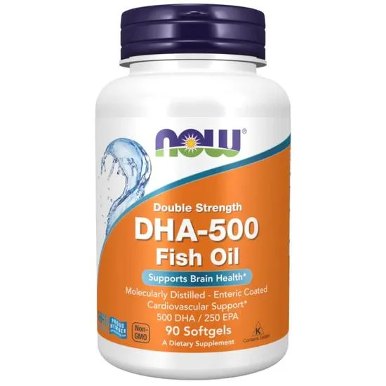 NOW Foods DHA-500 500DHA/250EPA Softgels