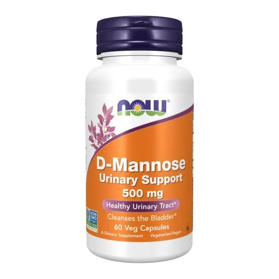 NOW Foods D-Mannose 500mg Capsules