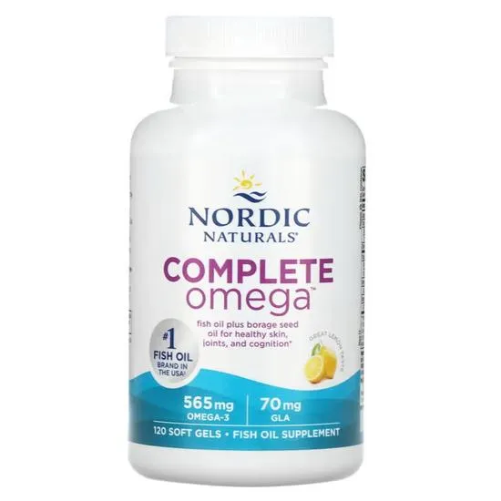 Nordic Naturals Complete Omega 565Mg Lemon Softgels 120 Softgels