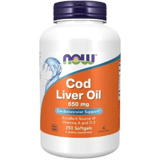 NOW Foods Cod Liver Oil 650mg