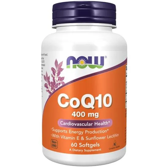 NOW Foods CoQ10 With Lecithin & Vitamin E