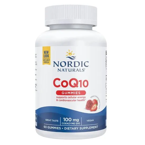 Nordic Naturals CoQ10 100mg Strawberry Gummies