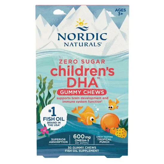 Nordic Naturals Children's DHA 600mg Gummies