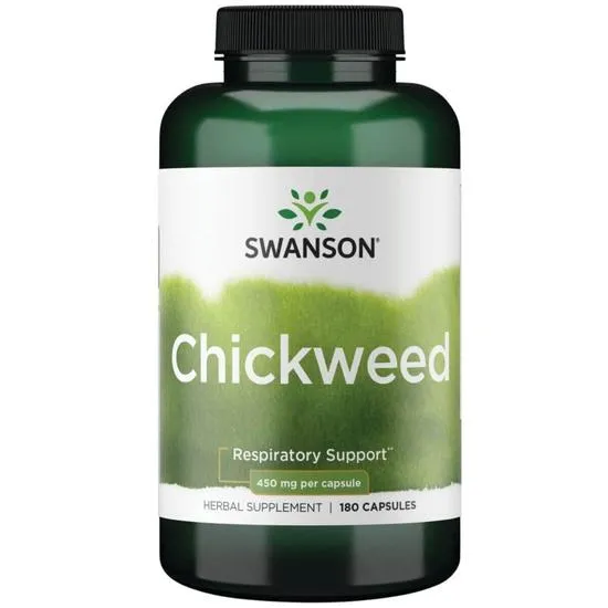 Swanson Chickweed 450mg Capsules