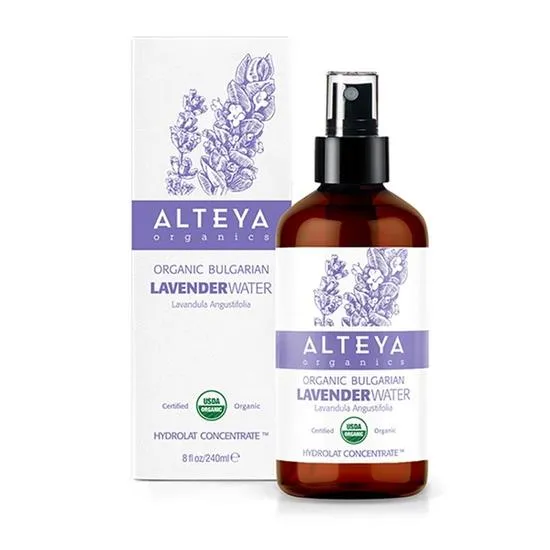Alteya Organics Bulgarian Lavender Glass Water Spray 240Ml