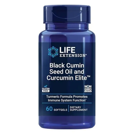 Life Extension Black Cumin Seed Oil & Curcumin Elite Turmeric Extract