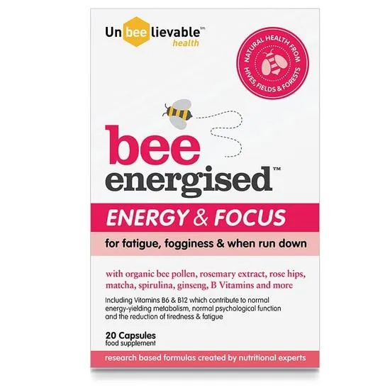 Unbeelievable Health Bee Energised Energy & Focus Capsules