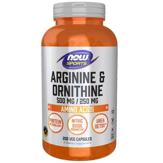 NOW Foods Arginine & Ornithine 500