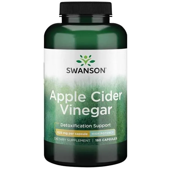 Swanson Apple Cider Vinegar 1250mg High Potency Capsules