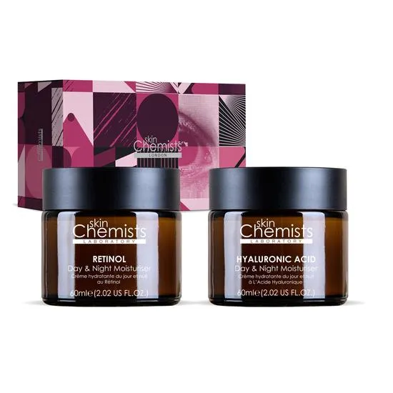 skinChemists Anti-Ageing Retinol Moisturiser & Hyaluronic Acid Moisturiser