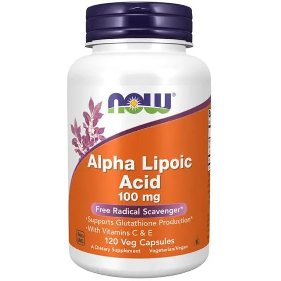 NOW Foods Alpha Lipoic Acid With Vitamins C & E