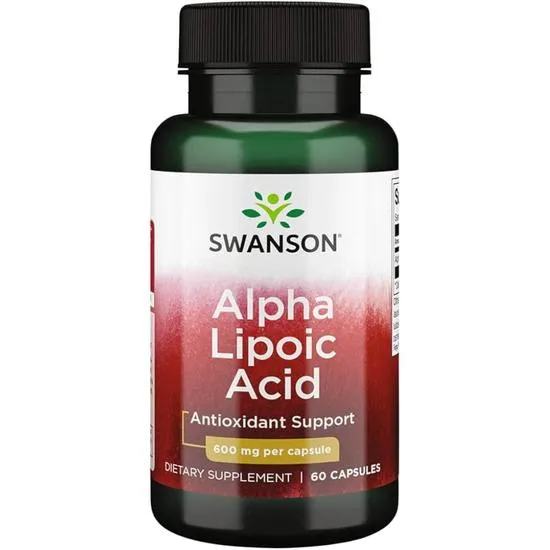 Swanson Alpha Lipoic Acid 600mg Capsules