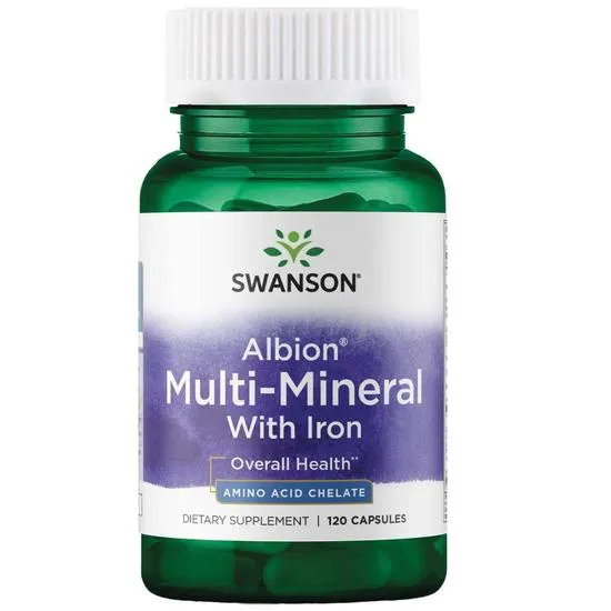 Swanson Albion Multi-Mineral With Iron Capsules