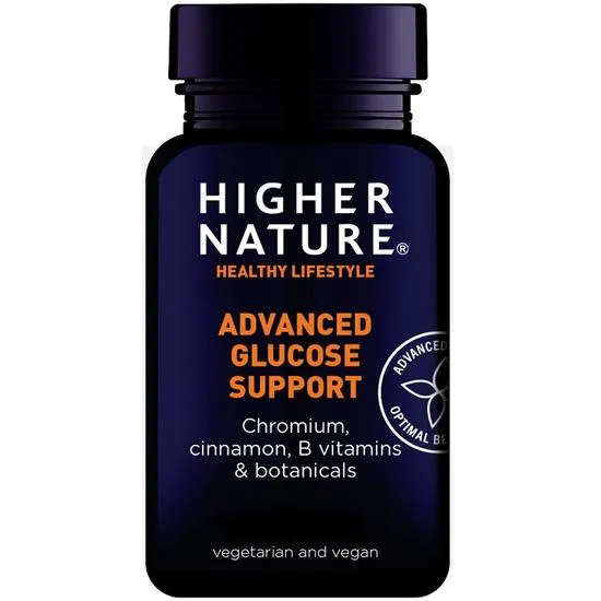 Higher Nature Advanced Glucose Support Vegetable Capsules