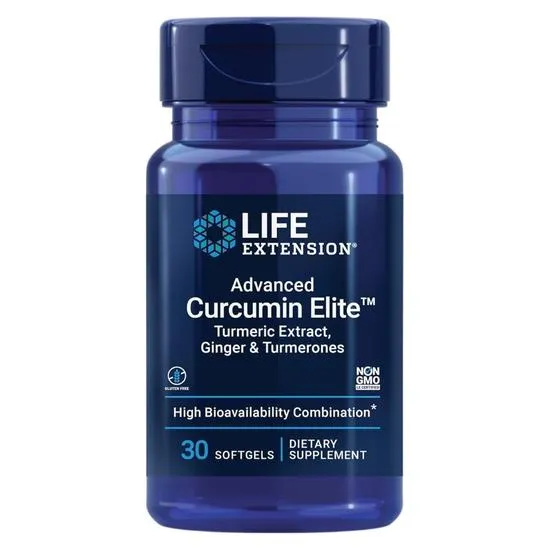 Life Extension Advanced Curcumin Elite Turmeric Extract Ginger & Turmerones