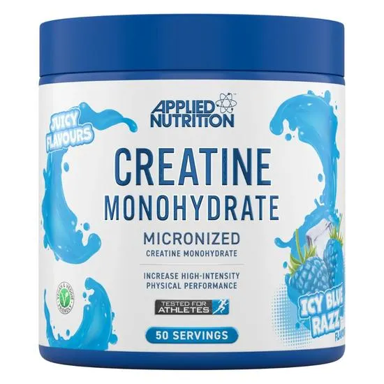 Applied Nutrition Creatine Monohydrate Icy Blue Raz Powder