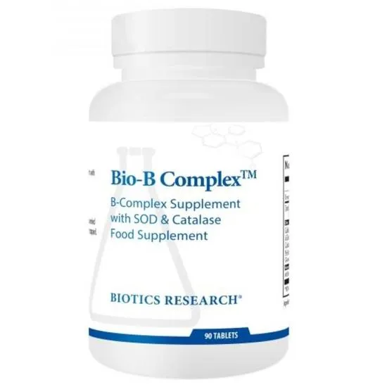 Biotics Research Bio-B Complex B Complex w/SOD & Catalase Tablets