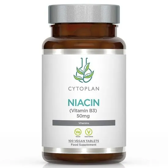 Cytoplan Niacin Vitamin B3 50mg Tablets