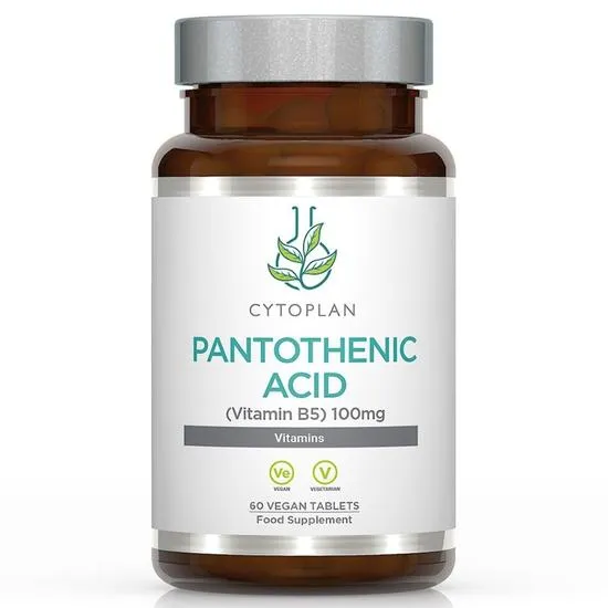 Cytoplan Pantothenic Acid Vitamin B5 100mg Tablets