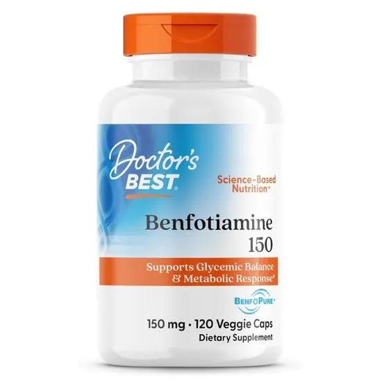 Doctor's Best Benfotiamine With BenfoPure 150mg Vegicaps