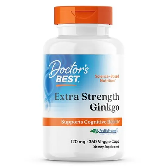 Doctor's Best Extra Strength Ginkgo 120mg Vegicaps