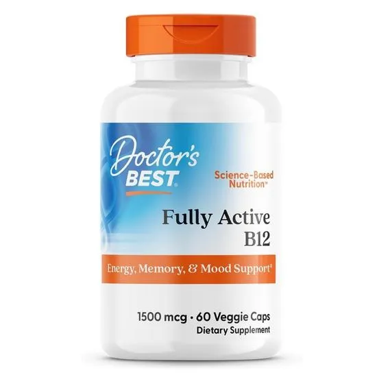 Doctor's Best Fully Active B12 1500mcg Vegicaps