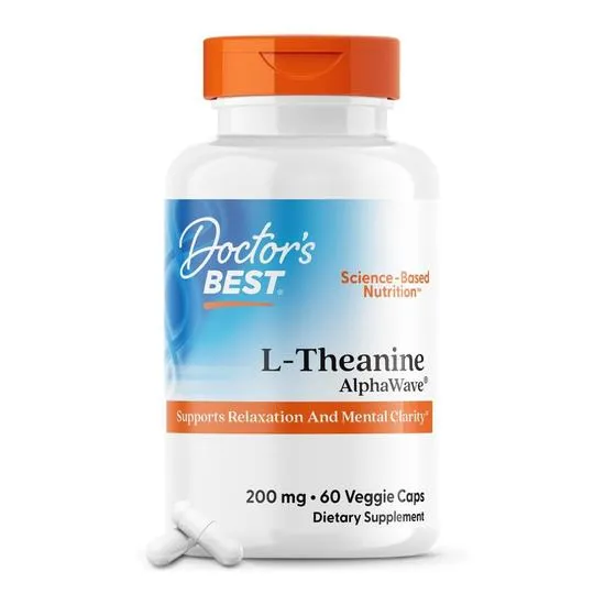 Doctor's Best L-Theanine AlphaWave Capsules