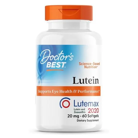 Doctor's Best Lutein With Lutemax 20mg Softgels