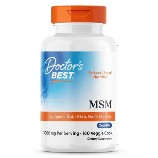 Doctor's Best MSM With OptiMSM 1000mg Capsules