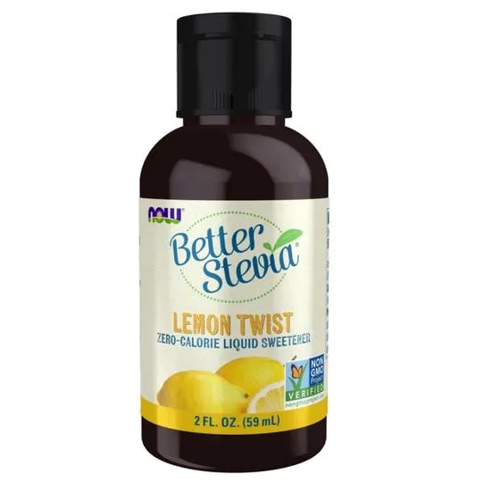 NOW Foods Better Stevia Liquid Lemon Twist