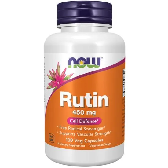 NOW Foods Rutin 450mg Capsules