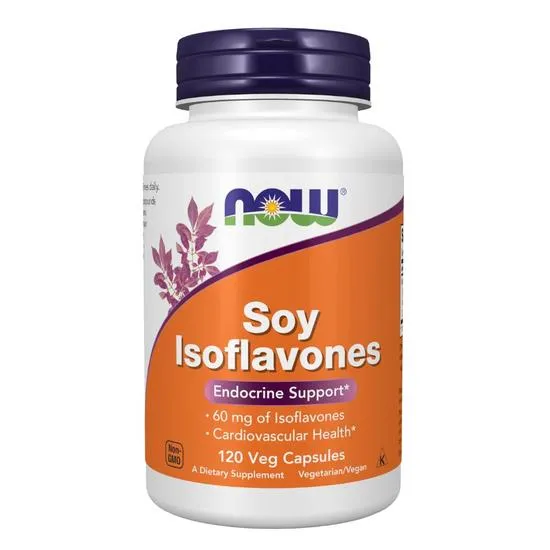 Now Foods Soy Isoflavones Capsules 120 Capsules