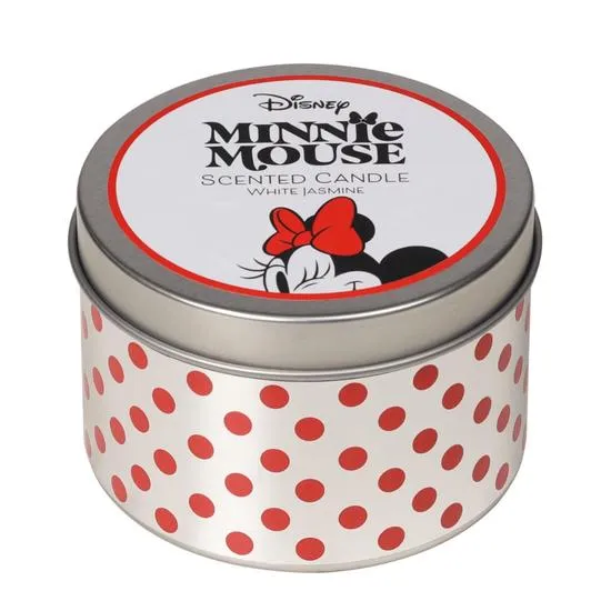 Disney Minnie White Jasmine Tin Candle