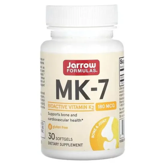 Jarrow Formulas Vitamin K2 MK7 180mcg Softgels
