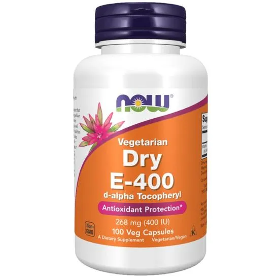 NOW Foods Vitamin E-400 Dry Vegetarian Capsules