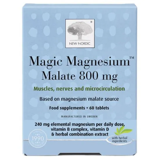 New Nordic Magic Magnesium Malate 800mg Tablets