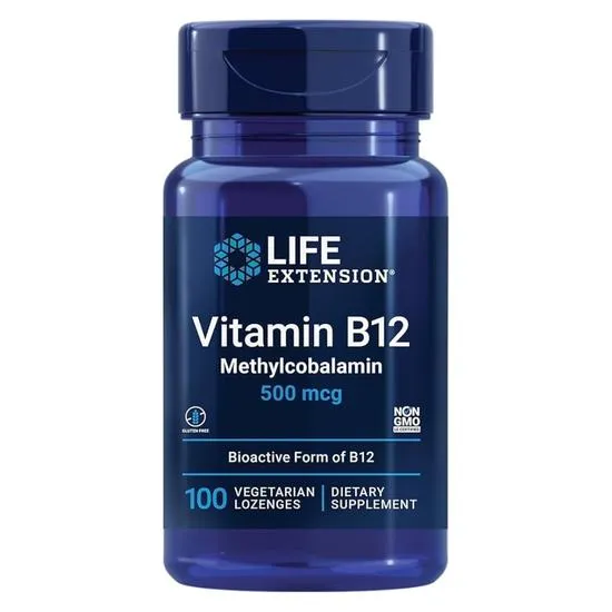 Life Extension Vitamin B12 500mcg Lozenges