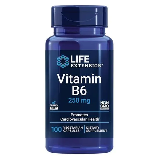 Life Extension Vitamin B6 250mg Vegicaps