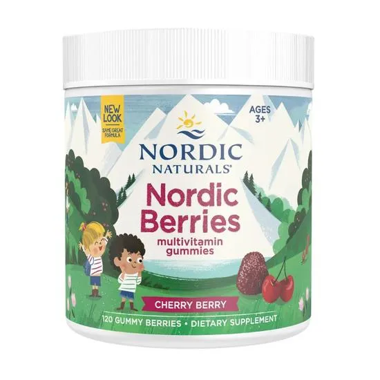 Nordic Naturals Nordic Berries Multivitamin Cherry Berry Gummies