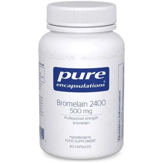 Pure Encapsulations Bromelain 2400 500mg Capsules