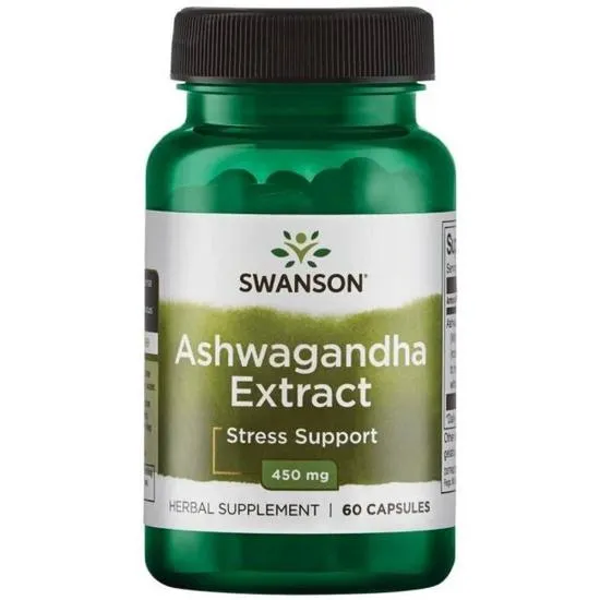 Swanson Ashwagandha Extract 450mg Capsules