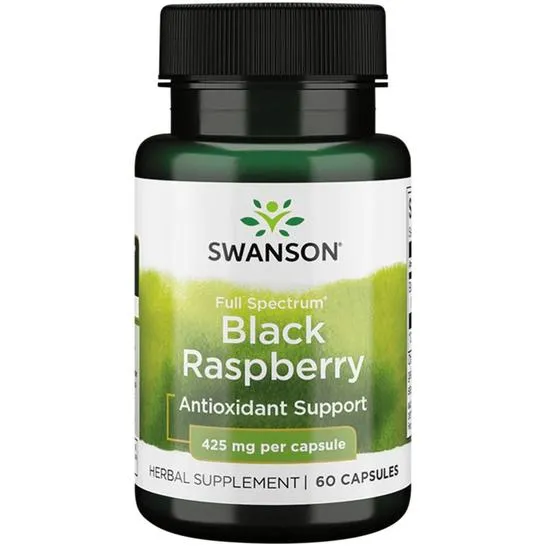 Swanson Full Spectrum Black Raspberry 425mg Capsules