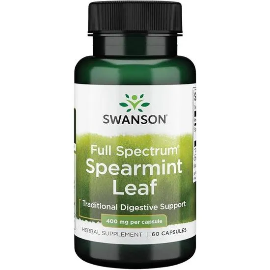 Swanson Full Spectrum Spearmint Leaf 400mg Capsules