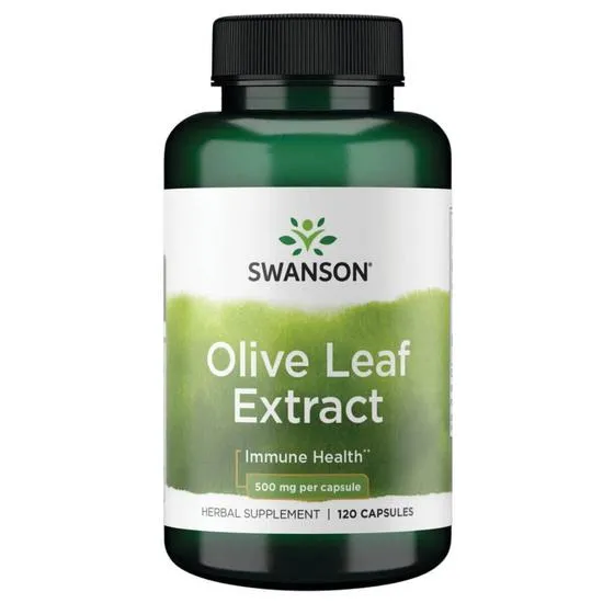 Swanson Olive Leaf Extract 500mg Capsules
